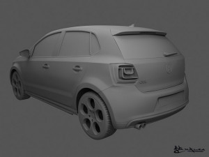 volkswagen polo gti 5doors 2011 3D 모델