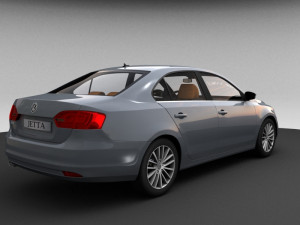 volkswagen jetta 2011 3D Model