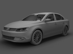volkswagen jetta 2011 3D Model