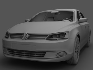 volkswagen jetta 2011 3D Model