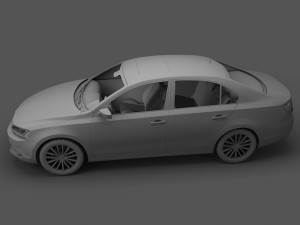 volkswagen jetta 2011 3D Model