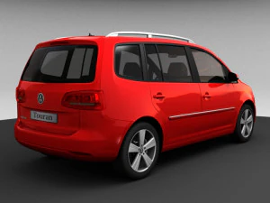 volkswagen touran 2011 3D Model