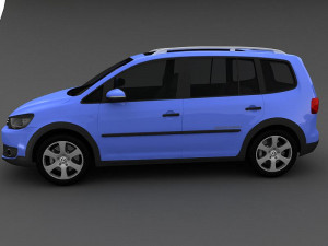 volkswagen crosstouran 2011 Modelo 3D