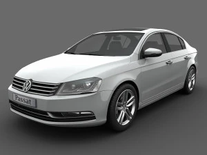 sedan volkswagen passat 2011 Model 3D