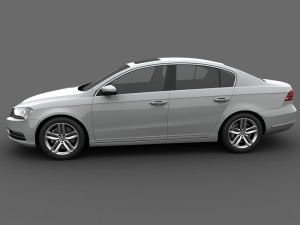 volkswagen passat sedan 2011 Modèle 3D