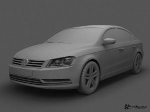 volkswagen passat sedan 2011 Modèle 3D