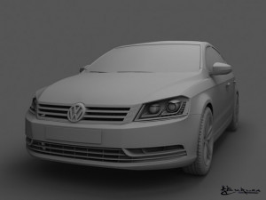 volkswagen passat sedan 2011 Modèle 3D