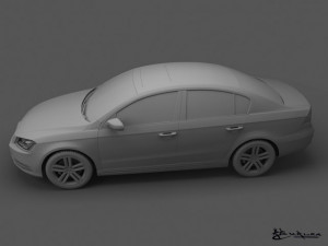 volkswagen passat sedan 2011 Modèle 3D