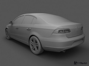 volkswagen passat sedan 2011 Modèle 3D