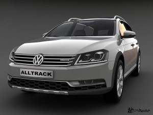 volkswagen passat alltrack 2013 Model 3D