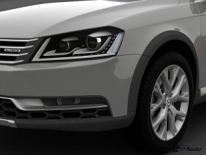 volkswagen passat alltrack 2013 Model 3D