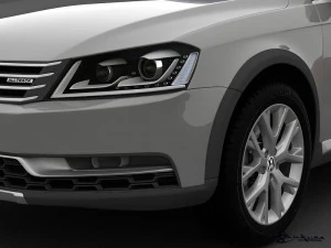 volkswagen passat alltrack 2013 3D Model