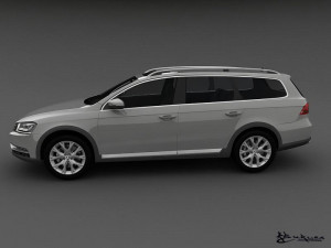 volkswagen passat alltrack 2013 Model 3D