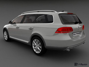 volkswagen passat alltrack 2013 Model 3D