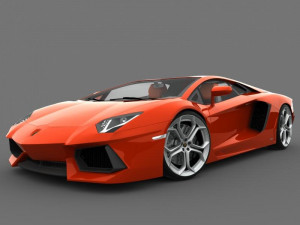 lamborghini aventador lp700-4 2012 Model 3D