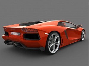 lamborghini aventador lp700-4 2012 Model 3D