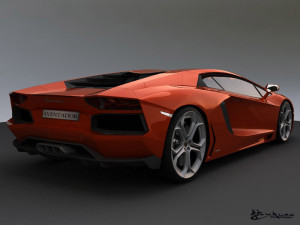 lamborghini aventador lp700-4 2012 Model 3D