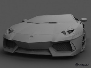 lamborghini aventador lp700-4 2012 Model 3D