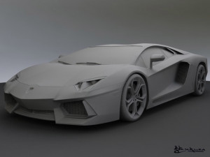 lamborghini aventador lp700-4 2012 Model 3D