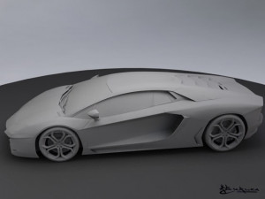 lamborghini aventador lp700-4 2012 Model 3D