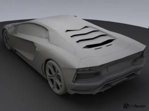 lamborghini aventador lp700-4 2012 Model 3D