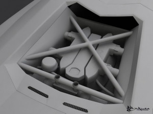 lamborghini aventador lp700-4 2012 Model 3D