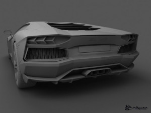 lamborghini aventador lp700-4 2012 Model 3D