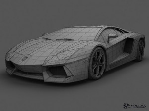 lamborghini aventador lp700-4 2012 Model 3D
