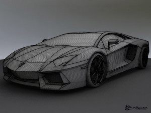 lamborghini aventador lp700-4 2012 Model 3D