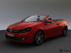 volkswagen golf cabrio 2012 Model 3D