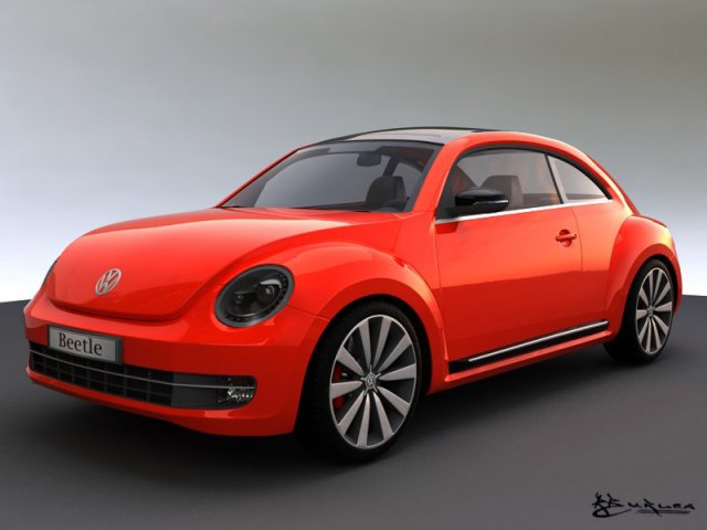 volkswagen beetle 2012 3D-Modell .c4d .max .obj .3ds .fbx .stl .blend 