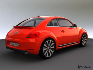 volkswagen beetle 2012 3D-Modell