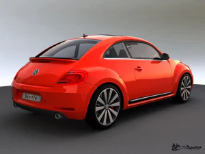 volkswagen beetle 2012 3D Model