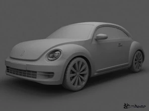 volkswagen beetle 2012 3D Model