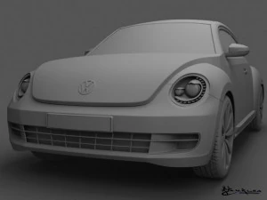 volkswagen beetle 2012 3D Model