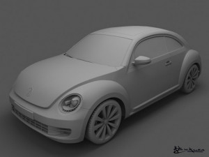 volkswagen beetle 2012 3D-Modell