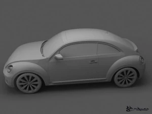 volkswagen beetle 2012 3D Model