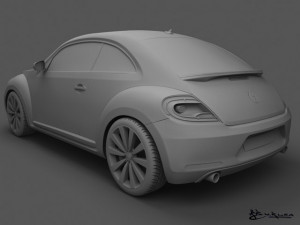 volkswagen beetle 2012 3D-Modell