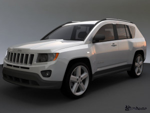 jeep compass 2011 Model 3D