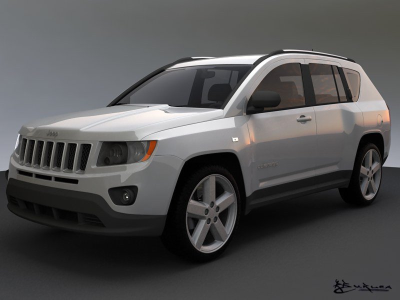 jeep compass 2011 3D Model in SUV 3DExport