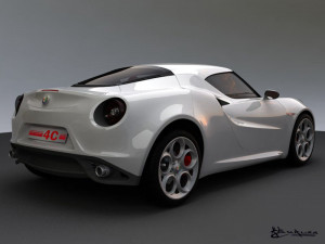 alfa romeo 4c concept 2011 3Dモデル