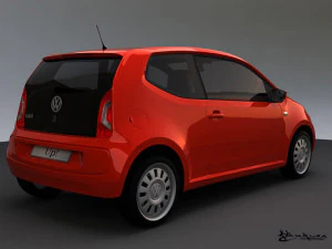 volkswagen up 3 doors 2012 3D Model