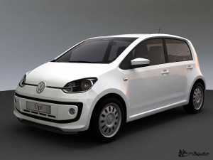 volkswagen up 5door 2013 Model 3D