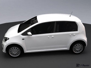 volkswagen up 5door 2013 Model 3D