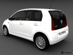 volkswagen up 5door 2013 Model 3D