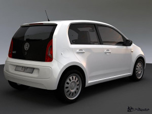volkswagen up 5door 2013 Model 3D