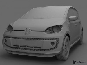 volkswagen up 5door 2013 Model 3D