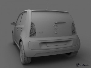 volkswagen up 5door 2013 Model 3D