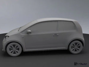 skoda citigo 3 doors 2012 3D Model