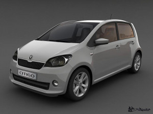 skoda citigo 5doors 2013 3D Model